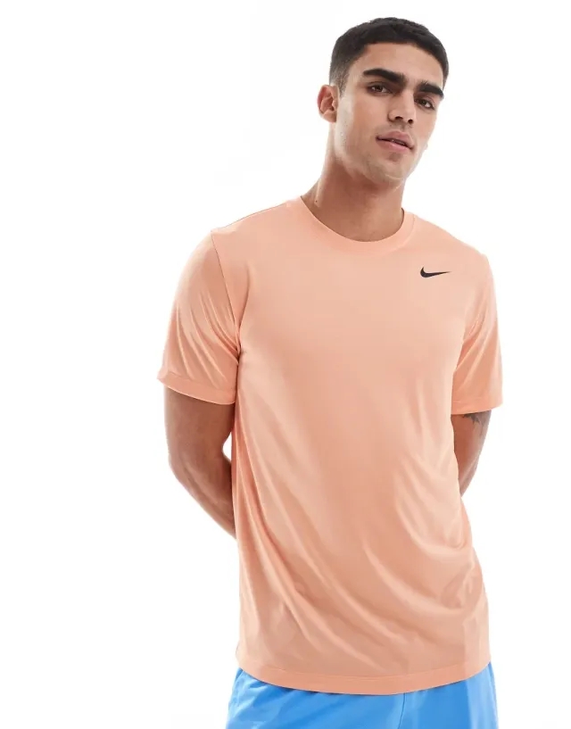 Nike Training Legend Dri-Fit T-Shirt In Apricot-Orange
