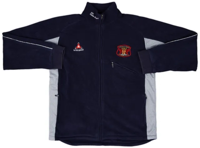 2007-08 Carlisle United Le Coq Sportif 1/4 Zip Fleece Top - 8/10 - (XXL)