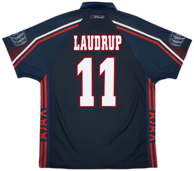 Umbro 1997-98 Ajax Away Shirt Laudrup #11 - 9/10 - (L)
