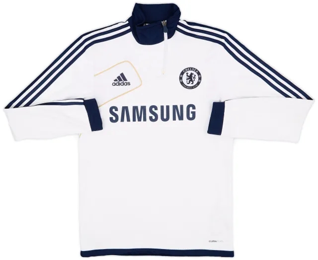 2012-13 Chelsea adidas 1/4 Zip Drill Top - 8/10 - (M)