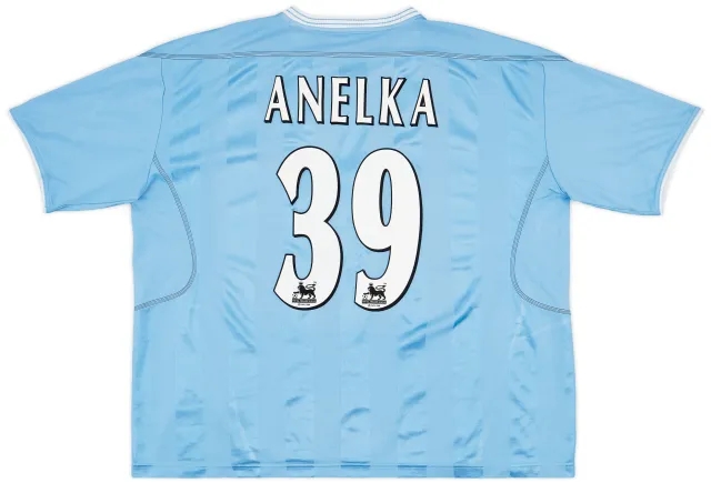Reebok 2003-04 Manchester City Home Shirt Anelka #39 - 7/10 - (XXL)