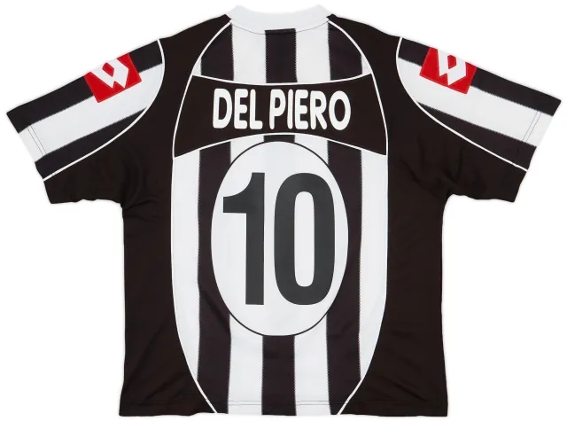 Lotto 2002-03 Juventus Home Shirt Del Piero #10 - 7/10 - (XL)