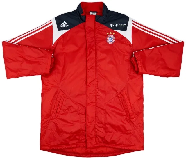 2007-08 Bayern Munich adidas Padded Bench Coat - 5/10 - (L/XL)