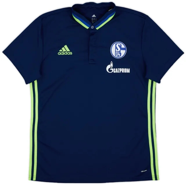 2016-17 Schalke adidas Polo Shirt - 8/10 - (L)