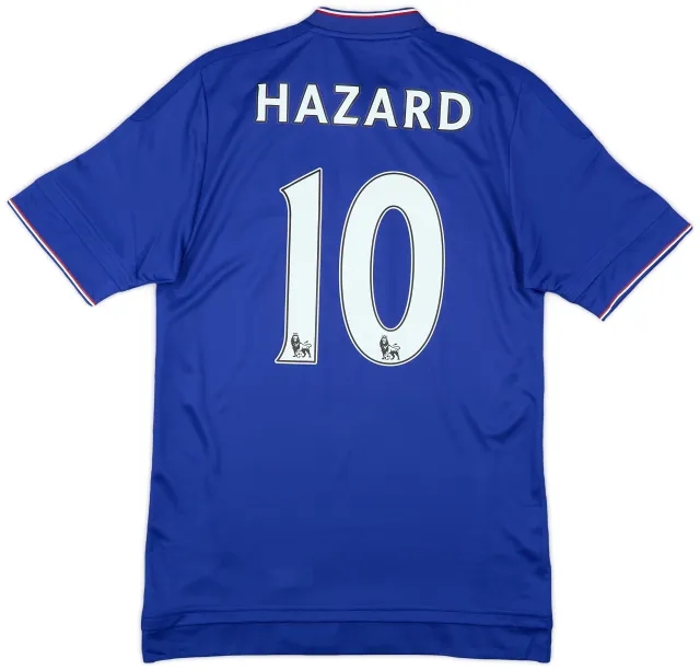 adidas 2015-16 Chelsea Home Shirt Hazard #10 (S)