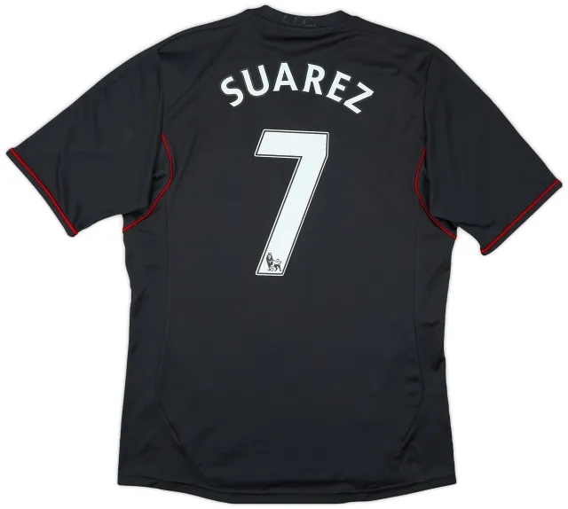 adidas 2011-12 Liverpool Away Shirt Suarez #7 (M)