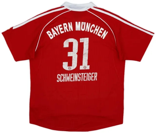adidas 2006-07 Bayern Munich Home Shirt Schweinsteiger #31 - 5/10 - (L.Boys)