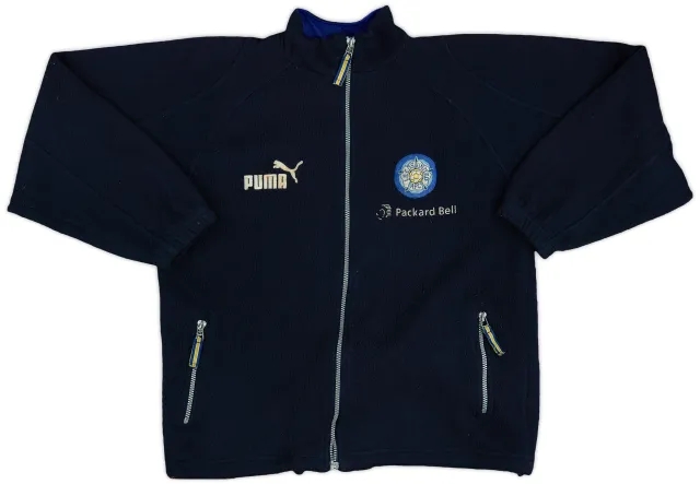 1996-98 Leeds United Puma Fleece Top - 7/10 - (M)