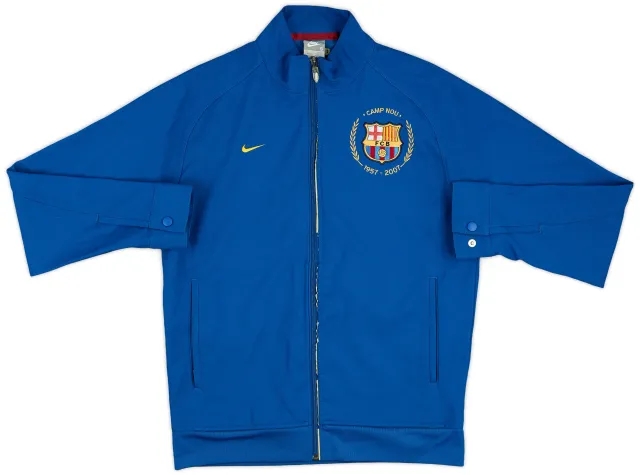 2007-08 Barcelona Nike Track Jacket - 7/10 - (S)