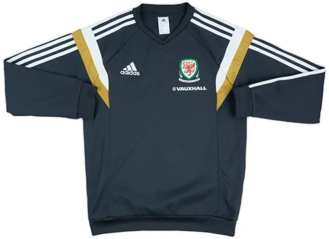 2014-15 Wales adidas Training Sweat Top - 9/10 - (S)