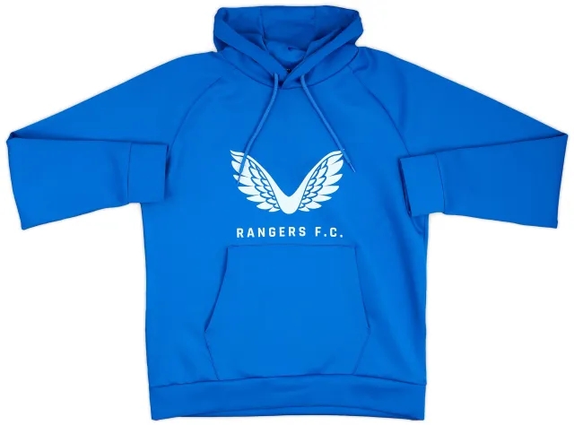 2021-22 Rangers Castore Hooded Sweat Top - 8/10 - (L)
