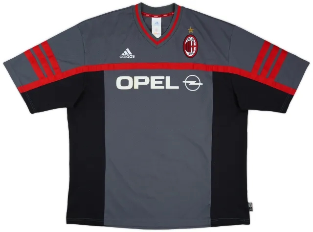 2000-01 AC Milan adidas Training Shirt - 8/10 - (XL)