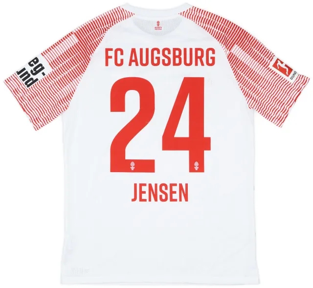 Nike 2022-23 Augsburg Match Issue Away Shirt Jensen #24