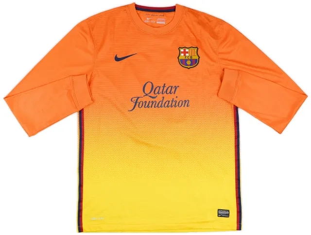 Nike 2012-13 Barcelona Match Issue Away L/S Shirt #17