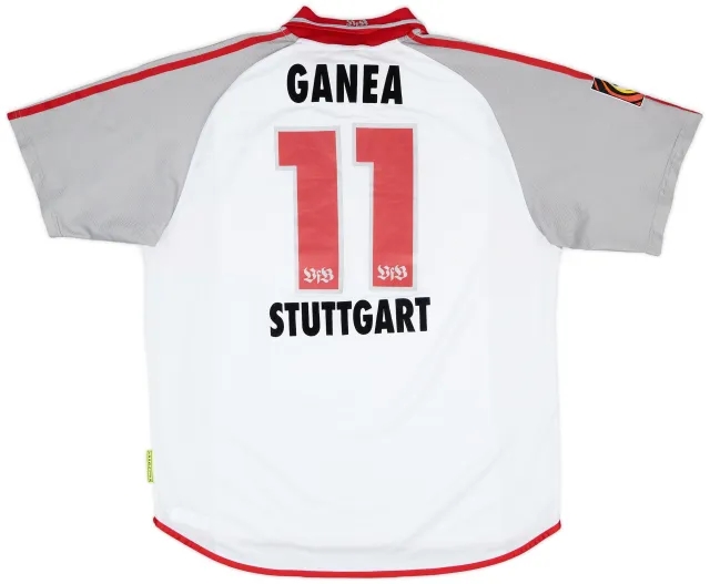 adidas 2000-01 Stuttgart Match Issue Home Shirt Ganea #11