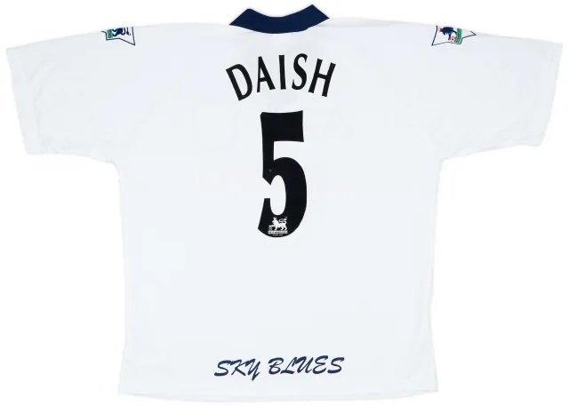 LeCoqSportif 1997-98 Coventry Match Issue Away Shirt Daish #5