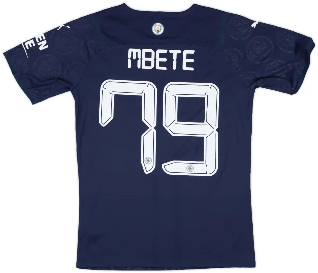Puma 2021-22 Manchester City Match Issue FA Cup Third Shirt Mbete #79