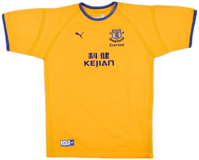 Puma 2003-04 Everton Away Shirt - 8/10 - (L.Boys)