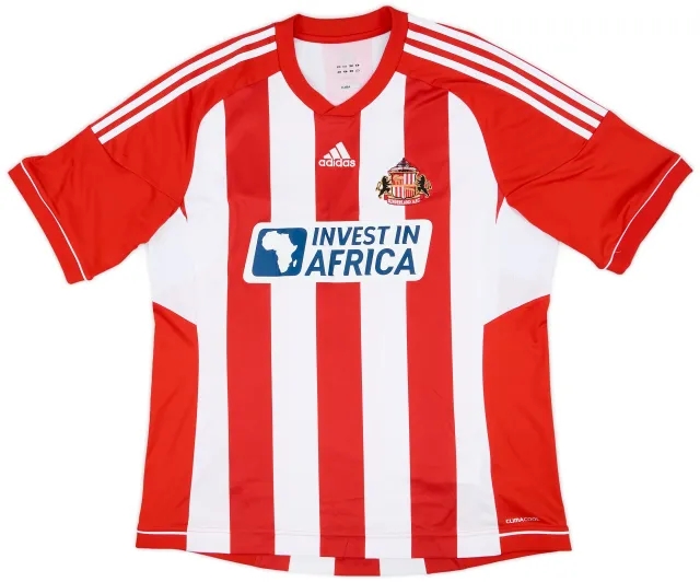 adidas 2012-13 Sunderland Home Shirt - 9/10 - (XL)
