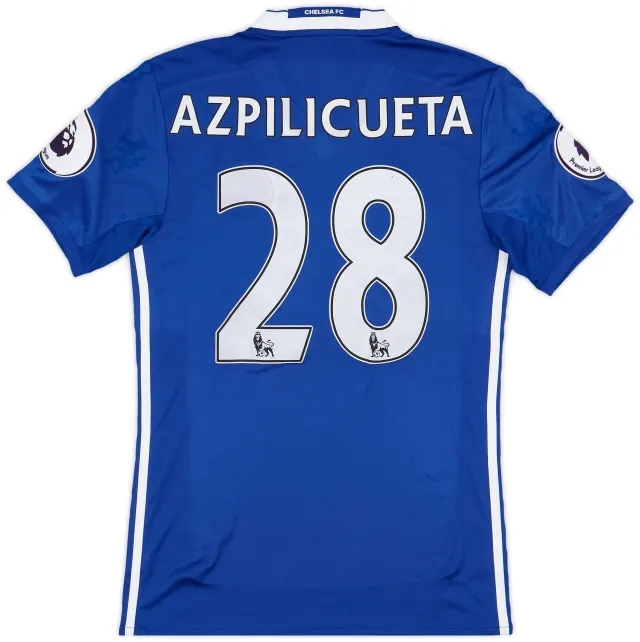 adidas 2016-17 Chelsea Home Shirt Azpilicueta #28 - 5/10 - (XS)