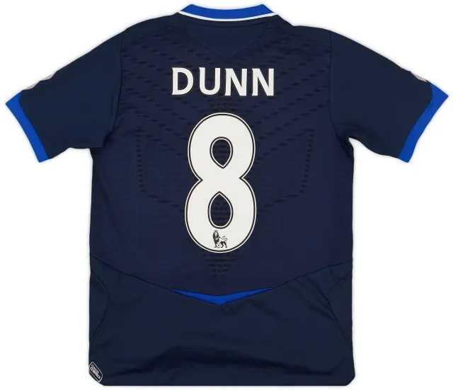 Umbro 2008-09 Blackburn Away Shirt Dunn #8 - 7/10 - (M.Boys)