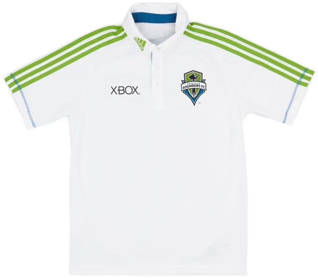 2013 Seattle Sounders adidas Polo Shirt - 9/10 - (S)