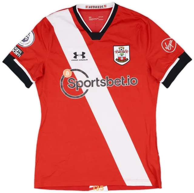 Under Armour 2020-21 Southampton Match Issue Home Shirt #2