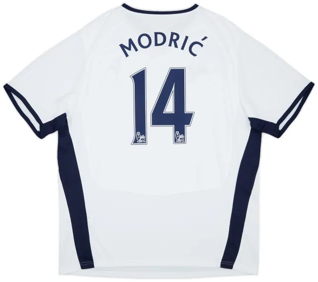 Puma 2008-09 Tottenham Home Shirt Modric #14 - 9/10 - (XL)