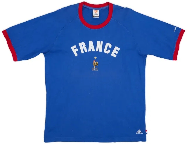 2004 France 'Euro 2004' adidas Cotton Tee - 7/10 - (L)