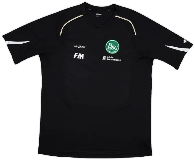 2011-12 St Gallen Jako Staff Issue Training Shirt FM - 9/10 - (M)