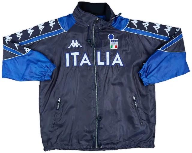 2000-01 Italy Kappa Hooded Track Jacket - 6/10 - (XL)