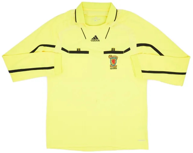 2010-11 Scotland adidas Referee L/S Shirt - 7/10 - (XL)