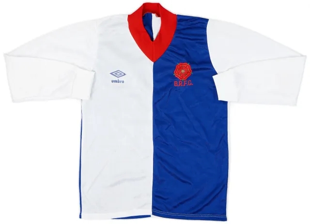 Umbro 1978-81 Blackburn Home L/S Shirt - 9/10 - (S)