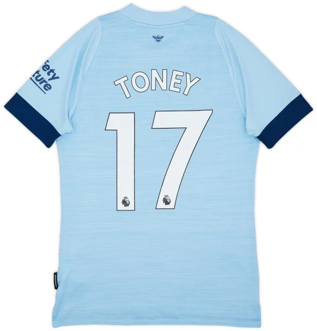 Umbro 2022-24 Brentford Away Shirt Toney #17 - 7/10 - (S)