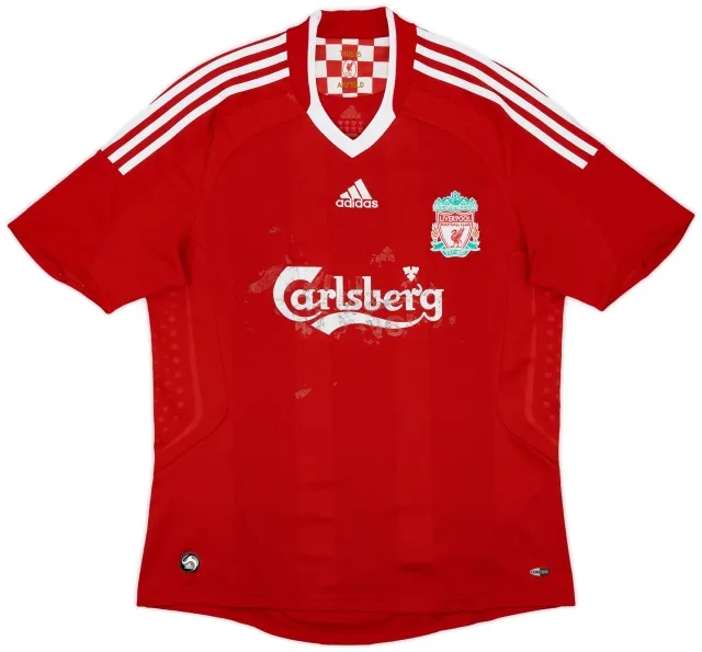 adidas 2008-10 Liverpool Home Shirt - 4/10 - (M)