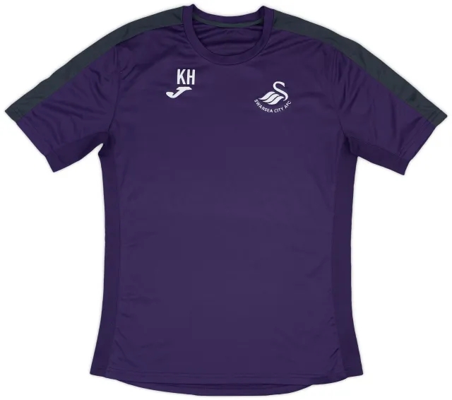 2018-19 Swansea Joma Staff Issue Training Shirt KH - 5/10 - (L)