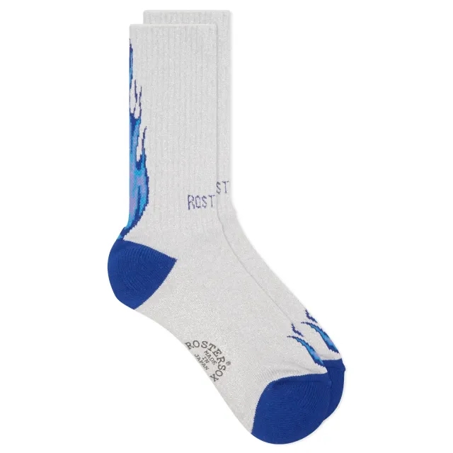 Rostersox Fire Socks Blue