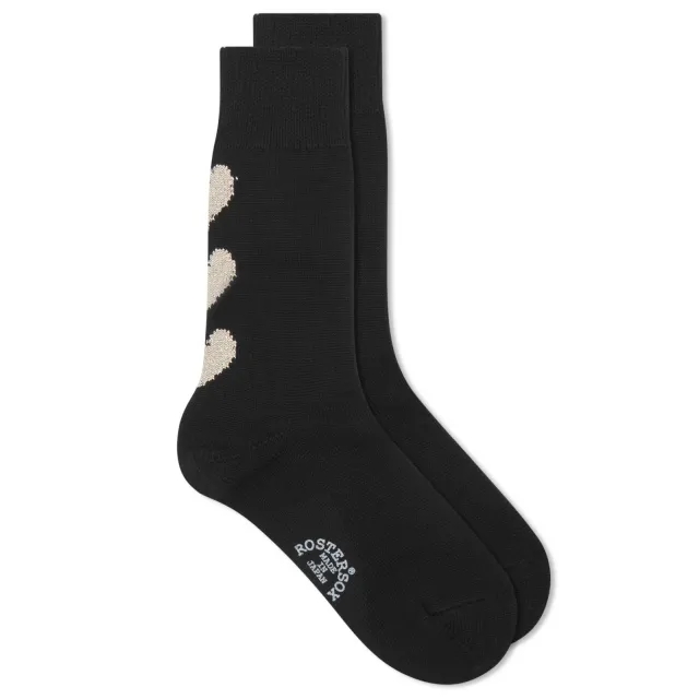 Rostersox Heart by X Socks Black