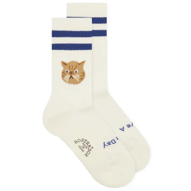 Rostersox Cat Socks - Presented by END. Blue