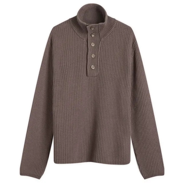 Our Legacy Men's Navigator Polo Wet Bark Dry Cotton