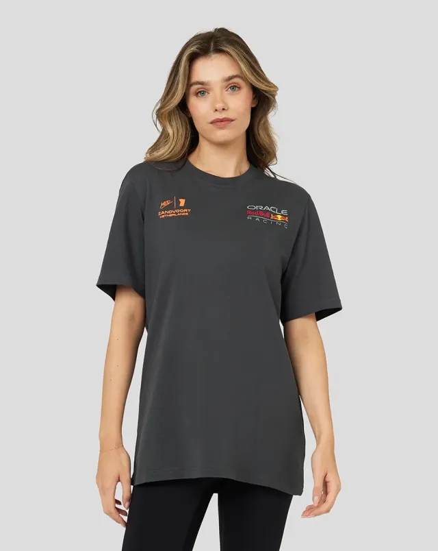 Castore Oracle Red Bull Racing Unisex Short Sleeve T-shirt Race - Asphalt