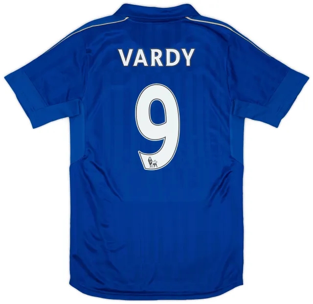 Puma 2016-17 Leicester Home Shirt Vardy #9 - 10/10 - (S)