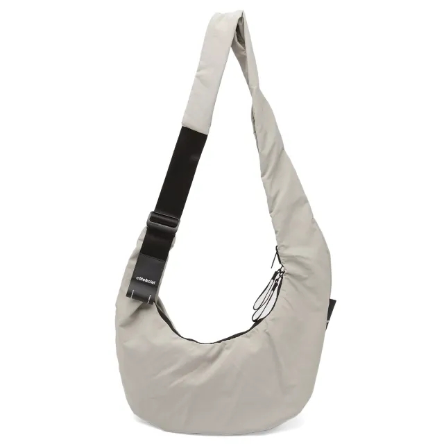 Cote&Ciel Hyco S Smooth Cross Body Bag Light Grey