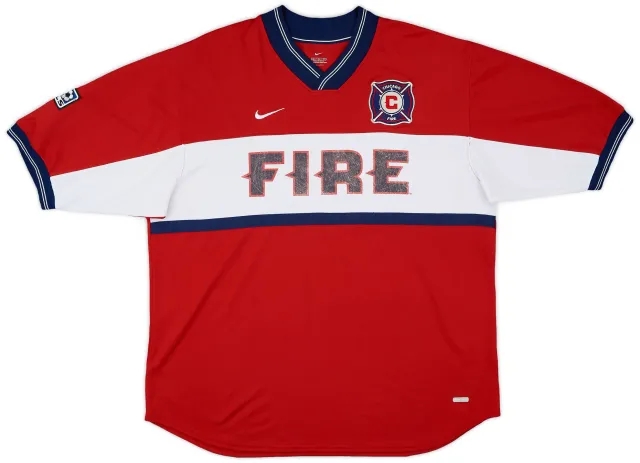 Nike 2000-02 Chicago Fire Home Shirt - 6/10 - (XL)