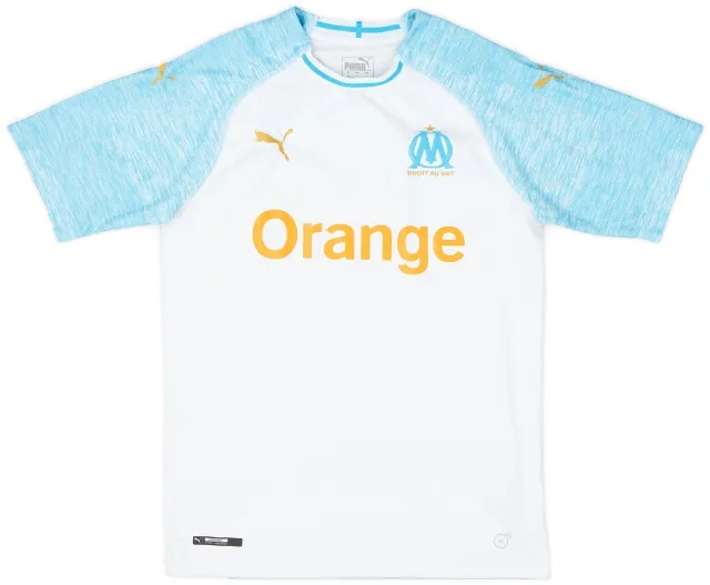 Puma 2018-19 Olympique Marseille Home Shirt - 5/10 - (S)