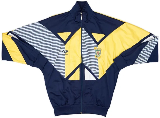 1991-92 Scotland Umbro Track Jacket - 8/10 - (S)