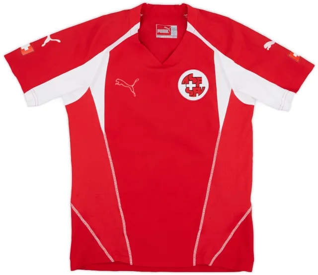 Puma 2004-06 Switzerland Home Shirt - 5/10 - (M.Boys)