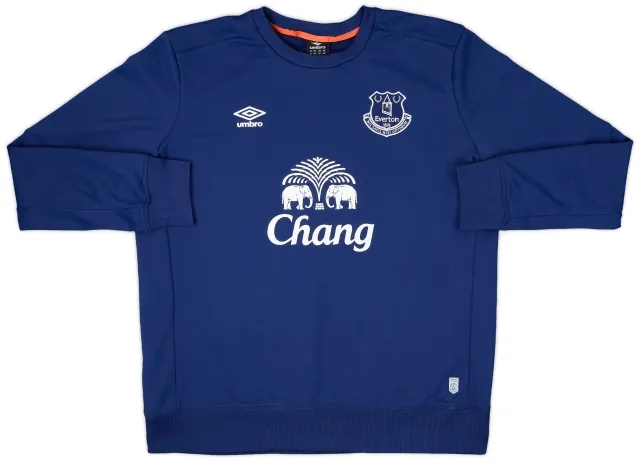 2015-16 Everton Umbro Sweat Top - 8/10 - (XXL)
