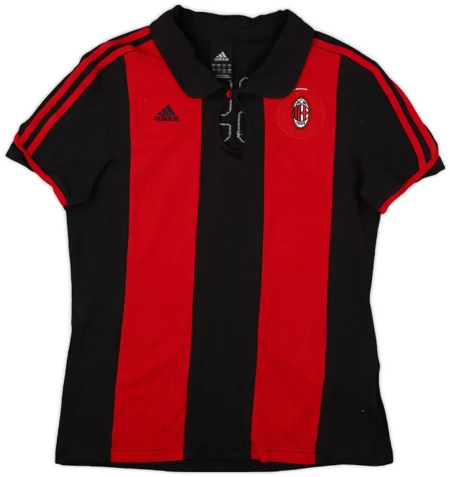2010-11 AC Milan adidas Polo Shirt - 10/10 - (Women's L)