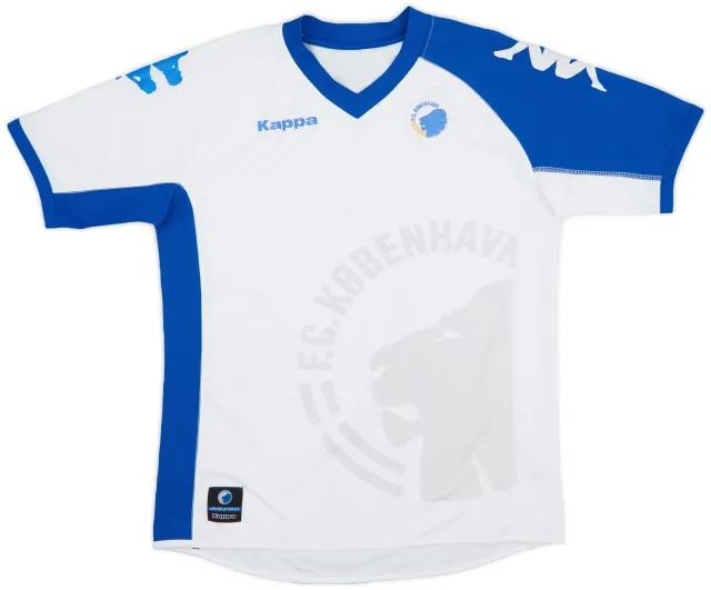 Kappa 2010-11 FC Copenhagen CL Home Shirt - 8/10 - (XL.Boys)